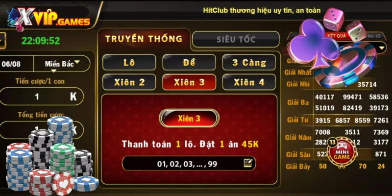 Đa Dạng Hình Thức Đặt Cược Trong Lô Đề Tại Xvip