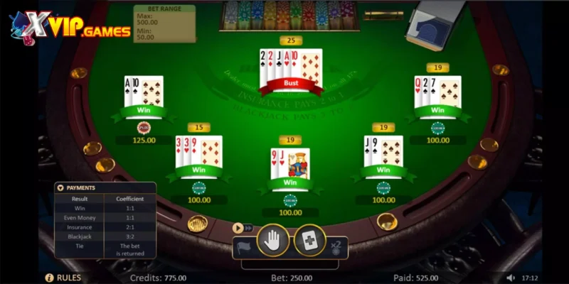 Game Blackjack cực hot hiện nay tại sảnh game Playson