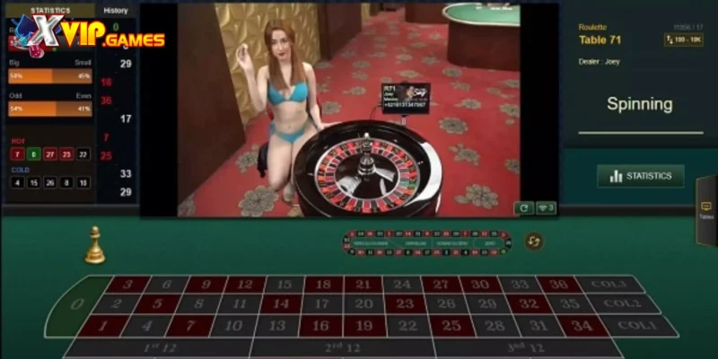 Tận hưởng game Live Roulette trên Ae Sexy